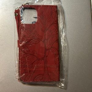 iPhone 14 leather phone case